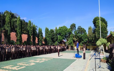 SMP Negeri 2 Mirit Laksanakan Upacara Peringatan Hari Sumpah Pemuda Jumat, 28 Oktober 2022